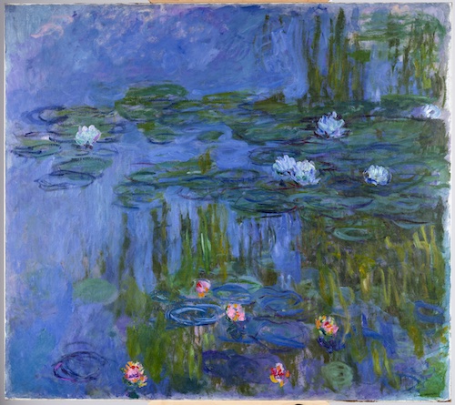 Claude Monet, Waterlilies, 1914-1915, oil on canvas, Museum Purchase: Helen Thurston Ayer Fund, public domain, 59.16